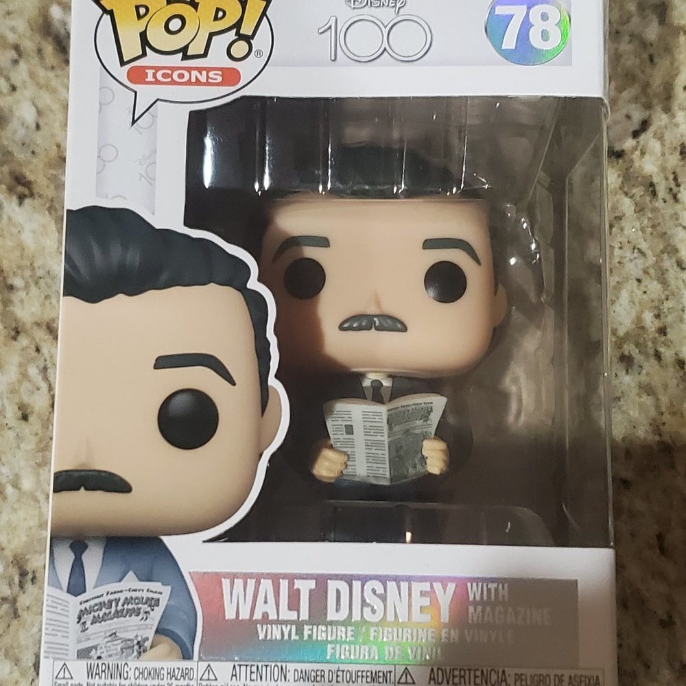Funko Pop: Disney- 100th Anniversary Walt Disney W/ Magazine